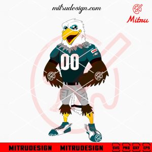 Philadelphia Eagles Swoop SVG, Philly Football Mascot SVG, PNG, DXF, EPS, Digital Download