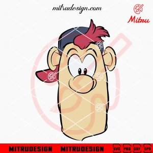 Blooper Braves Face SVG, Atlanta Braves Mascot Face SVG, PNG, DXF, EPS, Cut Files