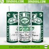 New York Jets King Of Football Budweiser 20oz Skinny Tumbler Wrap Template PNG