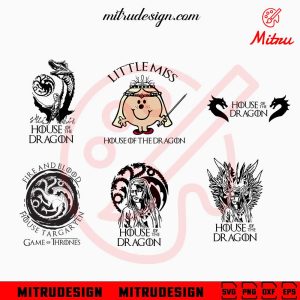 House Of The Dragon SVG Bundle, Fire And Blood SVG, Rhaenyra Targaryen SVG, PNG, Cricut
