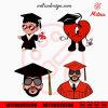 Bad Bunny Graduation Cap Bundle SVG, Baby Benito Graduate SVG, Bad Bunny School SVG, PNG, DXF, EPS, Files