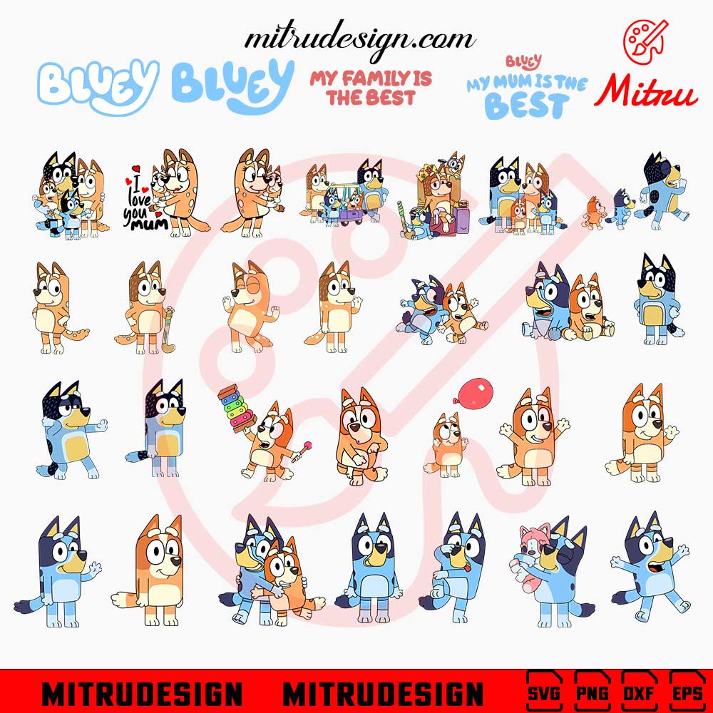 Bingo Heeler (Bluey's Sister) Cookie Cutter - Bluey Cartoon TV Show - AJT Plastic Cutter PR3974