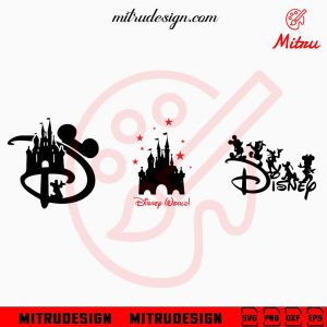 Disney Bundle SVG, Disney World SVG, Disney Family SVG, PNG, Files Cricut