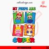 Super Mario Bros Peeps PNG, Mario, Luigi Easter PNG, My Peeps Are Super PNG