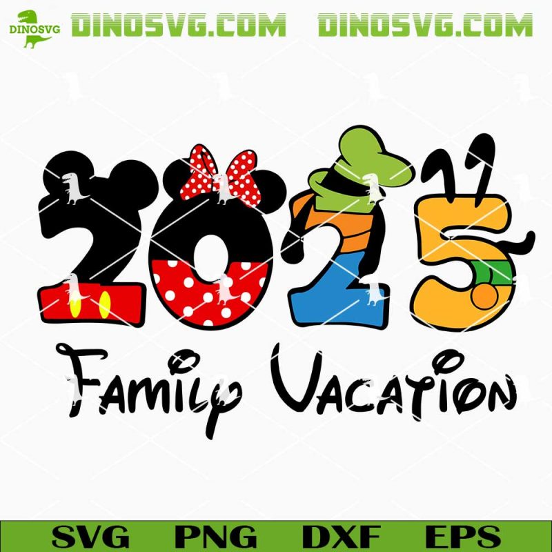 2025 Disney Family Vacation SVG, Girl Trip SVG PNG DXF EPS Cutting ...