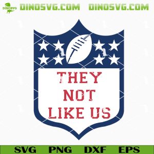 NFL Logo They Not Like Us SVG PNG DXF EPS Clip Art