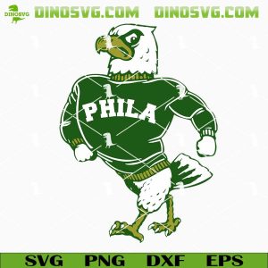 Philadelphia Eagles Mascot SVG, Swoop Eagle SVG PNG DXF EPS Cutting Files