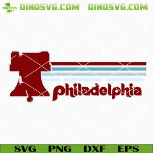 Philadelphia Phillies Bell SVG, Liberty Bell SVG PNG DXF EPS Digital Files