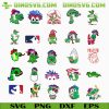 Philadelphia Phillies Mascot SVG Bundle, Phillie Phanatic SVG PNG DXF EPS Cricut