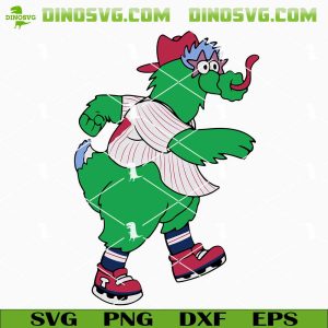 Phillies Phanatic SVG, Funny Philadelphia Baseball Mascot SVG PNG DXF EPS