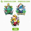 Baby Pokemon Christmas PNG Bundle, Pikachu Squirtle Bulbasaur Xmas PNG Clipart