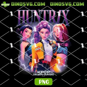 Huntrix PNG, KPop Demon Hunters PNG, Cute Music Movie PNG File