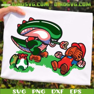 Alien And Mario SVG, Funny Super Mario SVG Cutting Files