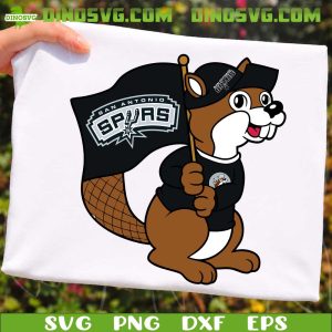 Spurs Buc ee’s Mascot SVG, San Antonio Spurs Beaver SVG PNG Cut Files