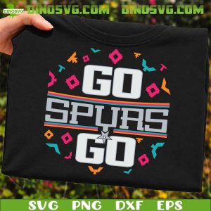 Retro Go Spurs SVG, Spurs 2026 Playoffs SVG, San Antonio Fan SVG Cut Files