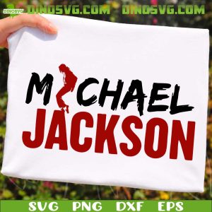 Michael Jackson SVG, King Of Pop SVG, MJ Music SVG Digital Download