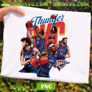 Oklahoma City Thunder Team PNG, OCK Thunder PNG, Shai Gilgeous PNG