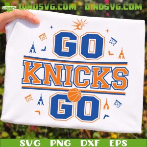 Go Knicks SVG, New York Knicks NBA SVG PNG Cut Files