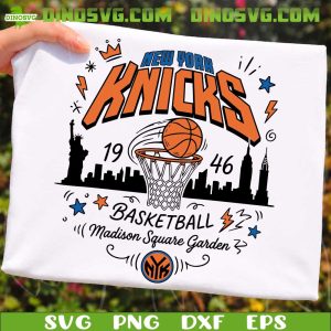 New York Knicks Basketball 1946 SVG, Madison Square Garden SVG
