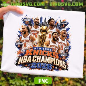 New York Knicks Champions PNG, Knicks Fan PNG, NBA Finals 2026 PNG Clipart